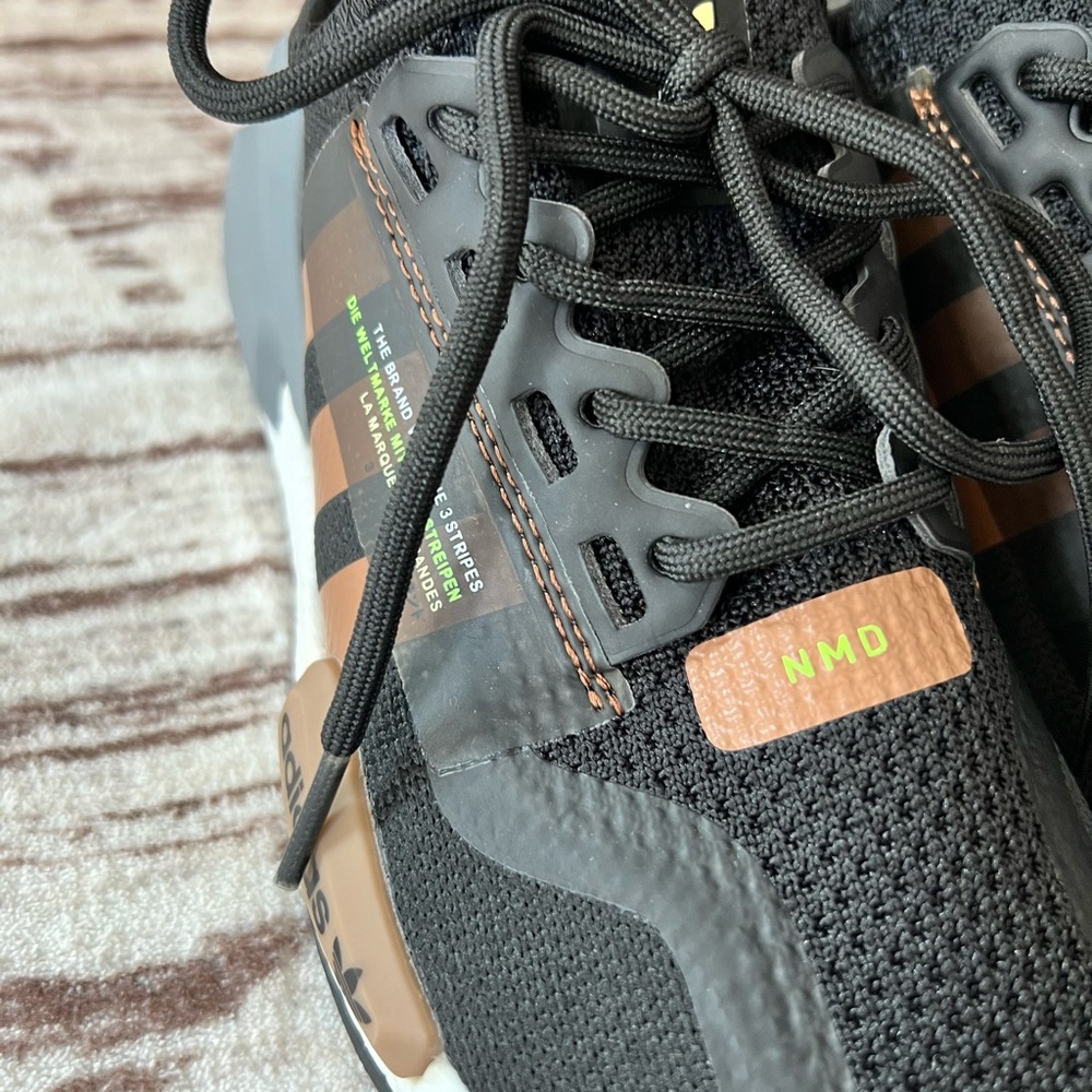 Adidas NMD Black and Brown Sneakers - Picture 4 of 11